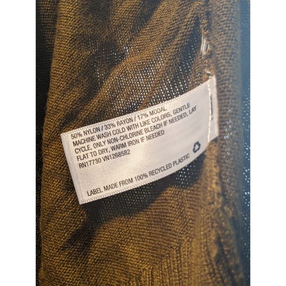 Ingrid & Isabel Maternity Sweater Knit VNeck Pullover Long Sleeves Olive Green M - Picture 5 of 7